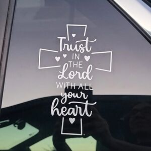 Inspirational White Wall Or Window Decal